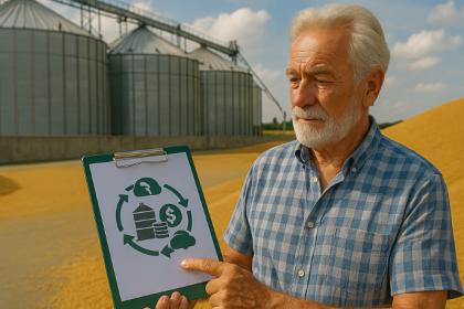 A logística de grãos no Brasil em expansão exige armazenagem eficiente, controle de custos e atenção aos riscos climáticos, comenta Aldo Vendramin.